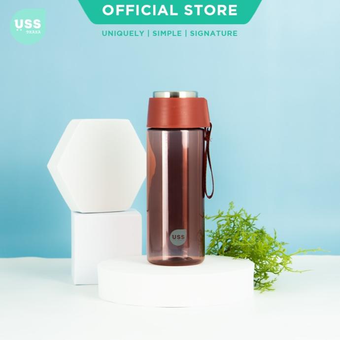 

USS Sports Water Bottle Transparent / Drinking Bottle / Botol Minum