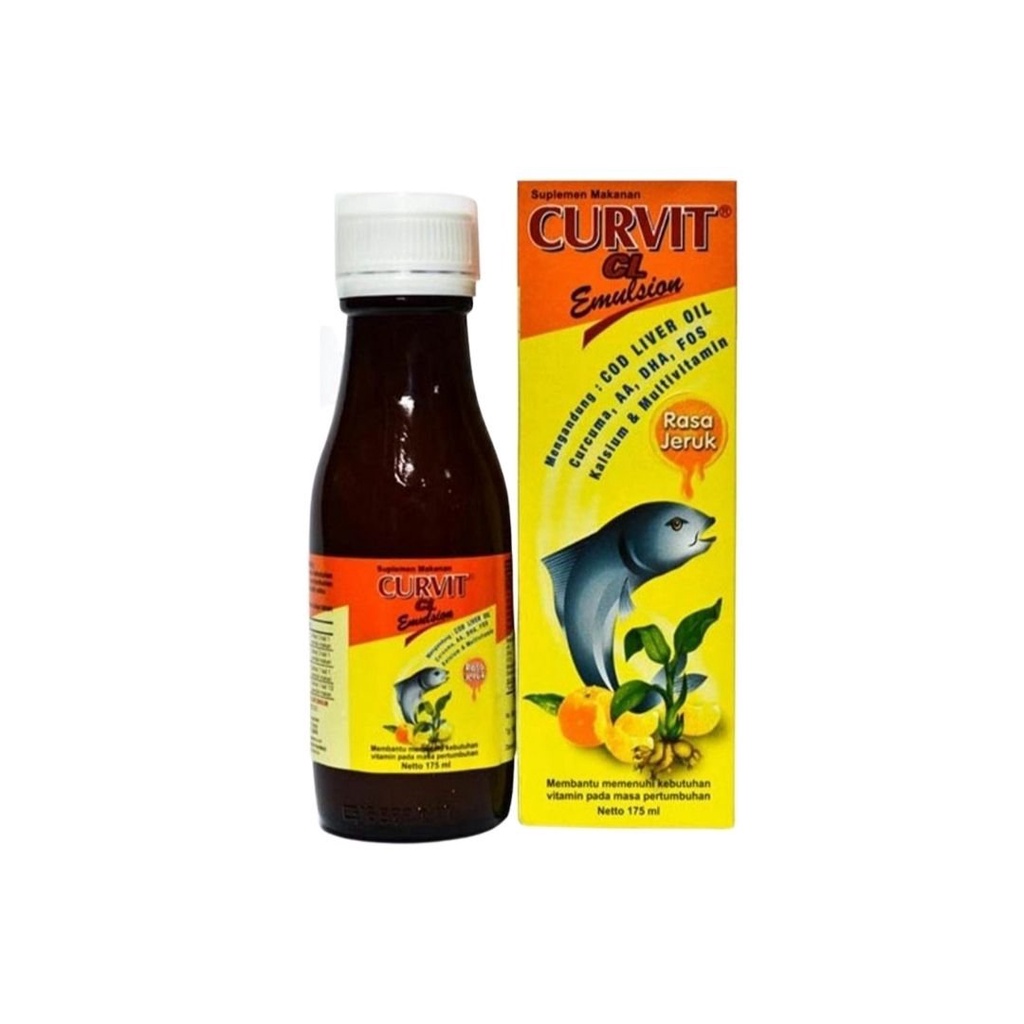 CURVIT CL EMULSION VIT NAFSU MAKAN DAYA TAHAN TUBUH NUTRISI OTAK