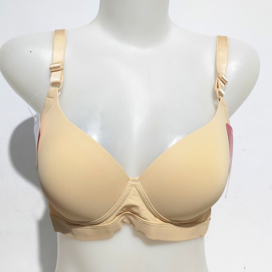 1 Pc BH Lydyly A18 Silky Soft Bra Selembut Sutra Tanpa Kawat Cup Sedang Busa Sedang