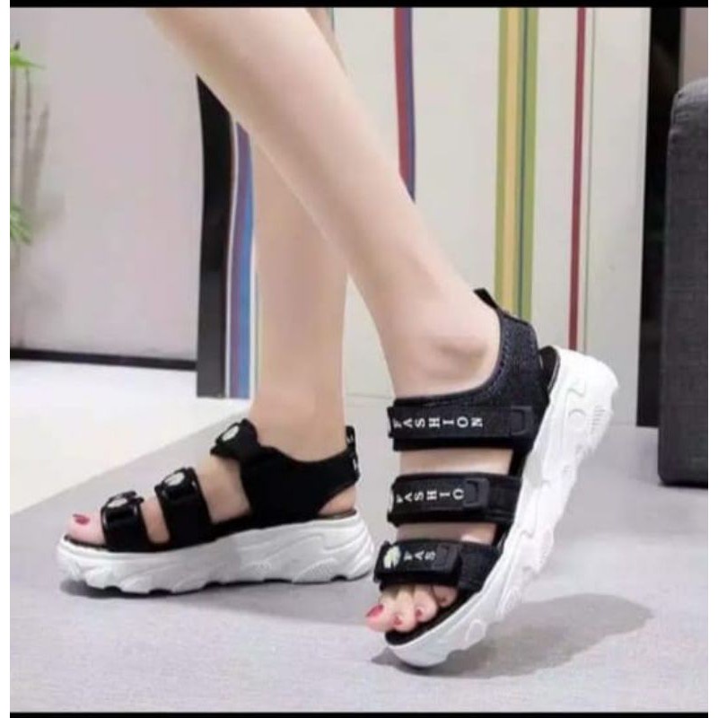 Sandal Gunung Wanita Casual Fashion Korea Daisy
