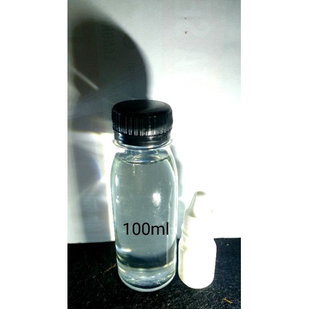 Resin Super Bening 100ml + katalis paket hemat Resin Bening Cristal / Kerajinan Art / Joran / Tegek 