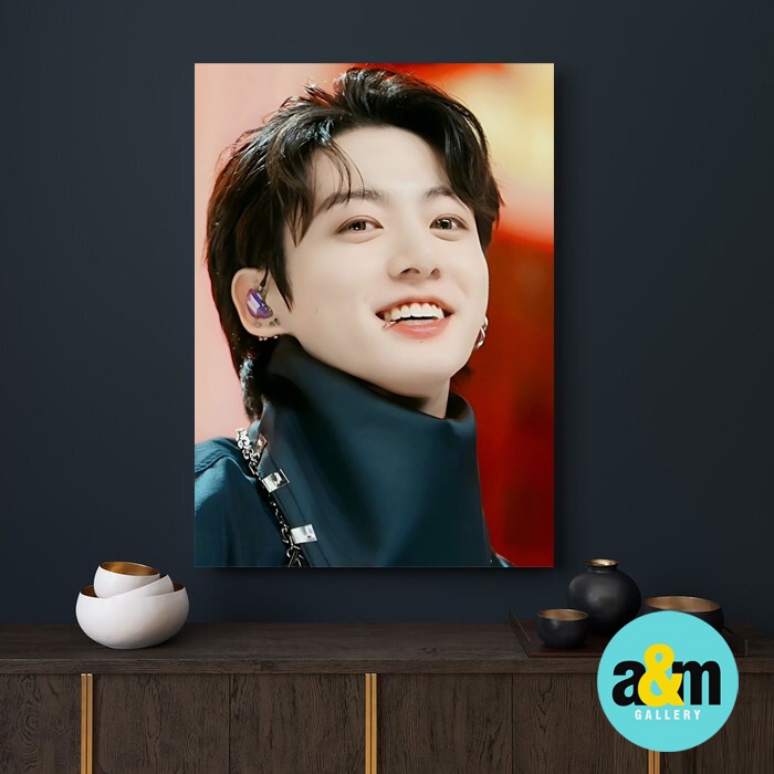 Poster Kayu JUNGKOOK BTS Live perform Edition I Hiasan Dinding Dekorasi Kamar I Poster Kayu K-POP Dekorasi Kamar - A&amp;M