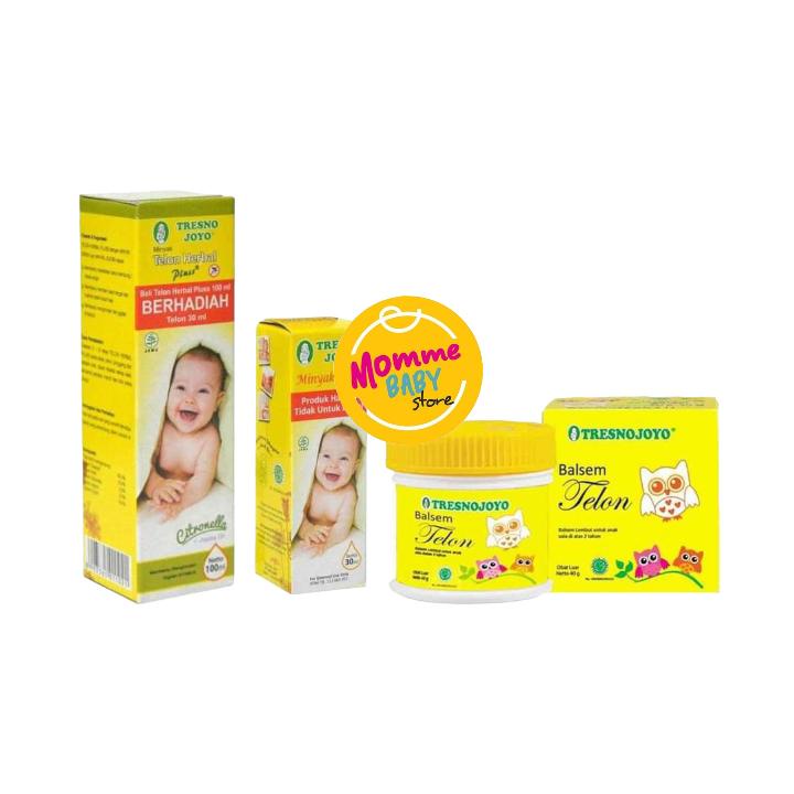 MINYAK TELON BAYI TRESNO JOYO CITRONELA HGERBAL PLUS (100ml Free 30ml) / Minyak Telon / Minyak