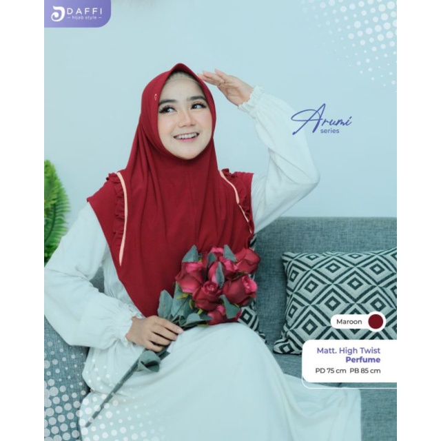 Arumi hijab daffi style simple