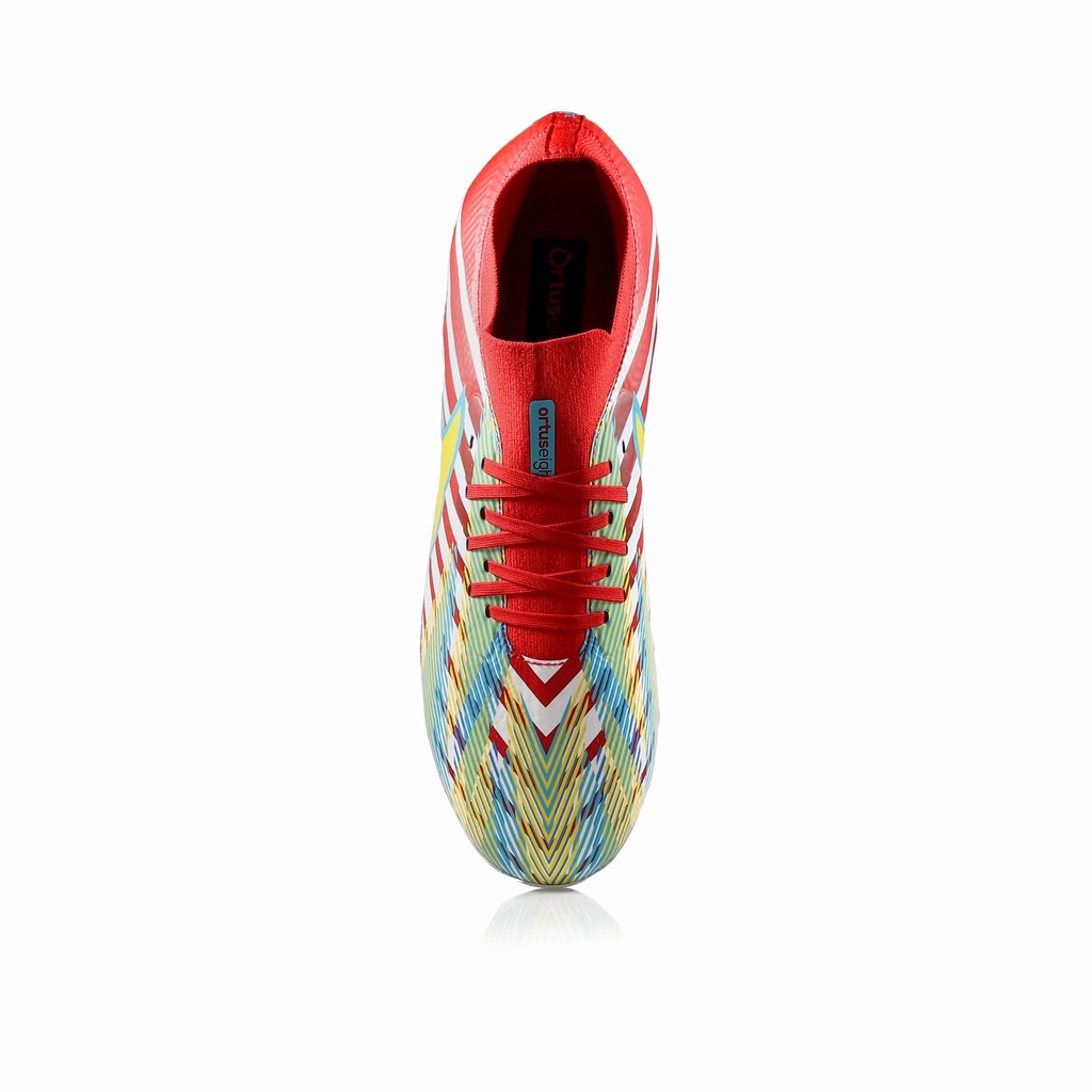 SEPATU BOLA ORTUSEIGHT CATALYST GLITCH FG - ORTRED WHITE