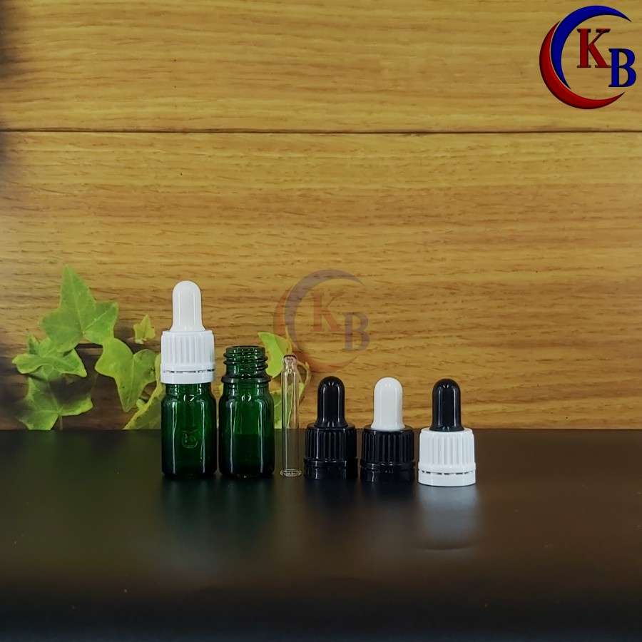 BOTOL PIPET 5 ML SERUM SEGEL / BOTOL KACA 5ML HIJAU / BOTOL TETES 5 ML