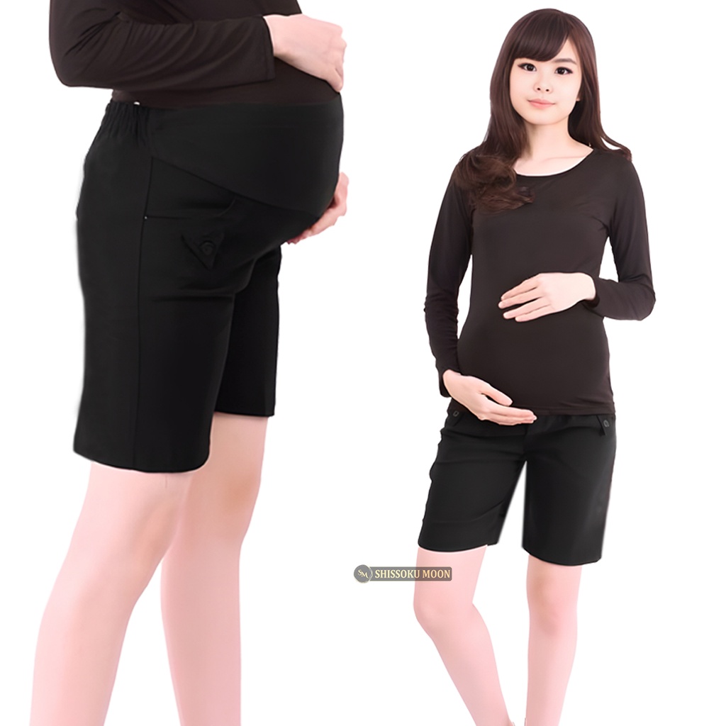 Celana Hamil Pendek Casual Bahan Gracella