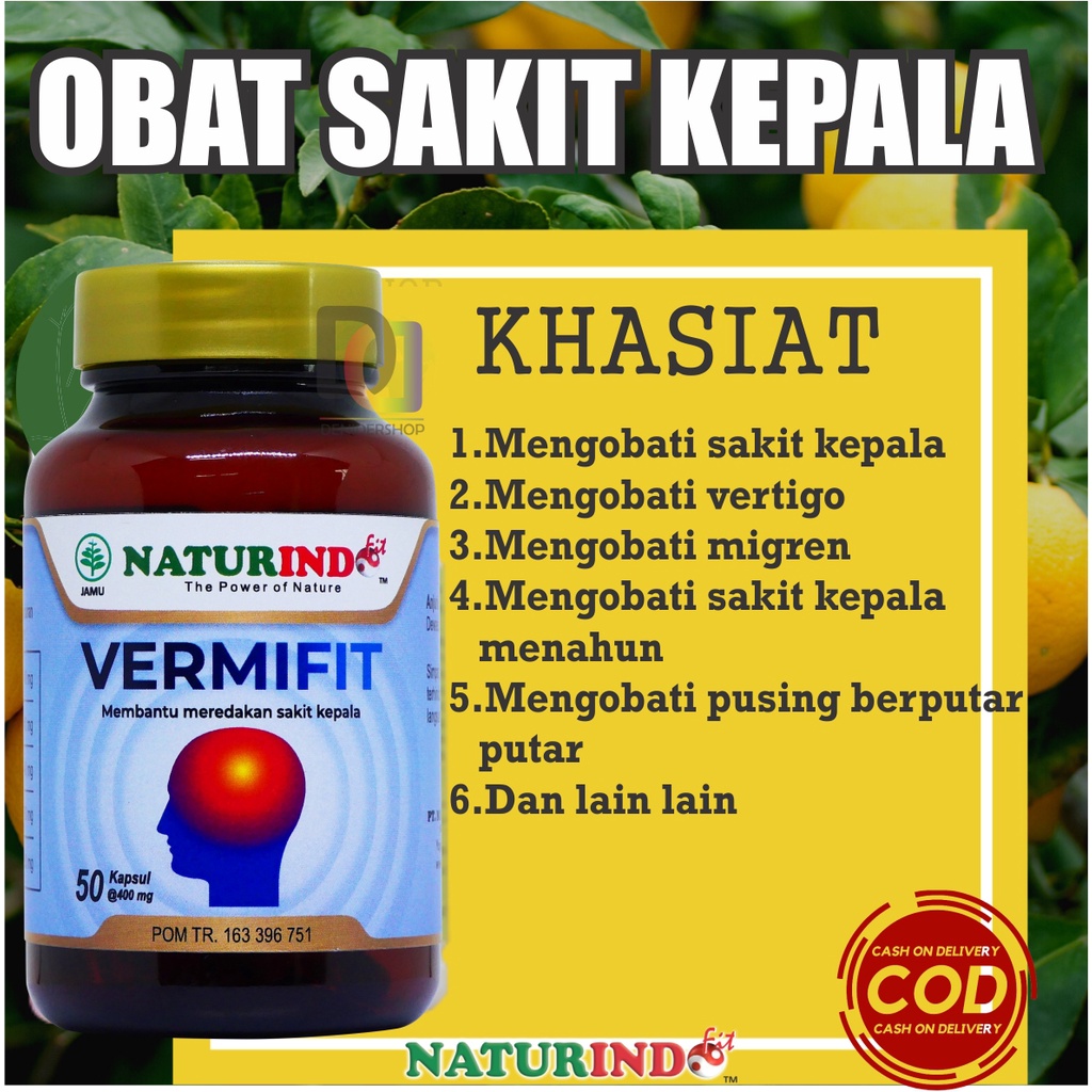 Jual Obat Sakit Kepala Vertigo Migrain Pusing Berputar Menahun Migren