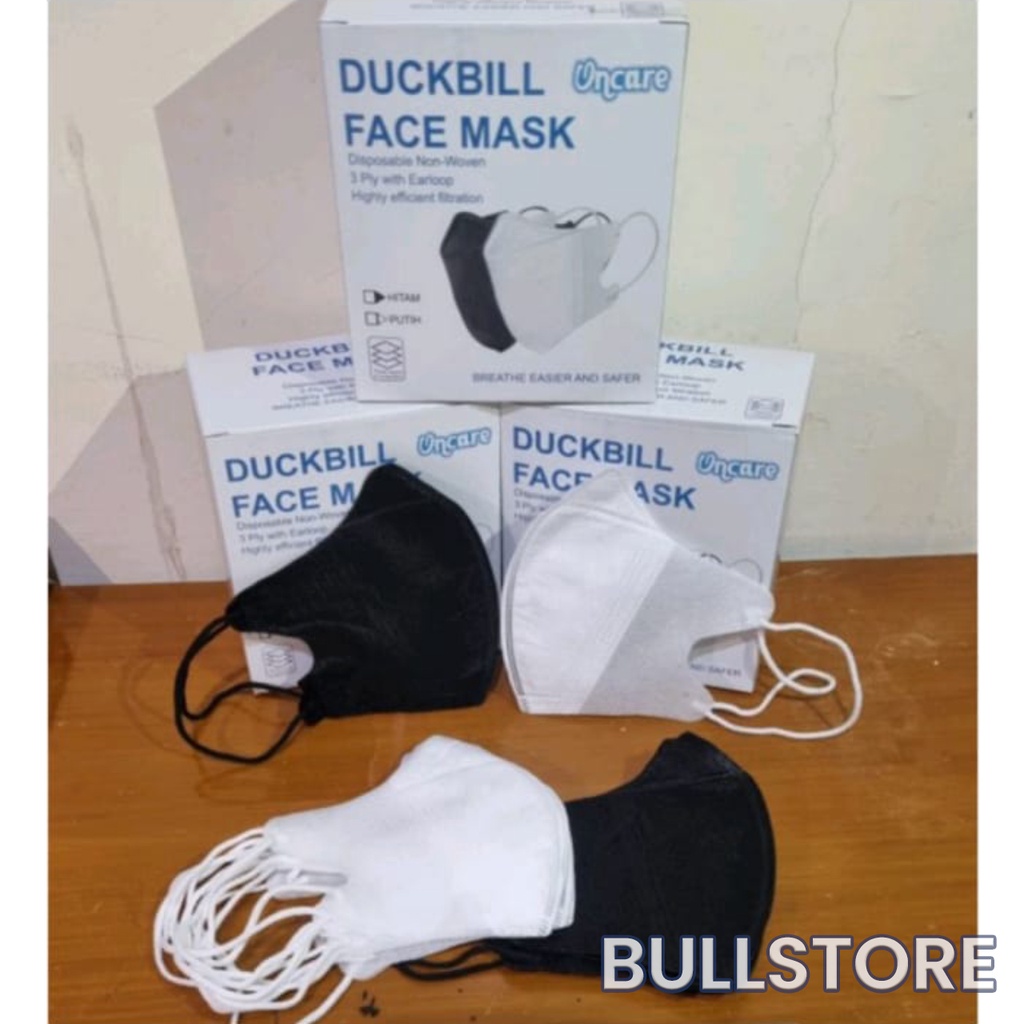 MASKER DUCKBILL GARIS TERBARU / MASKER DUCKBILL GARIS DUCKBILL TERMURAH HITAM PUTIH