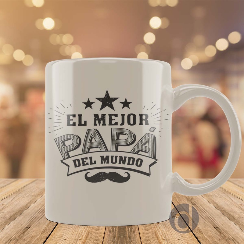 Mug Gelas Lettering ayah terbaik di dunia