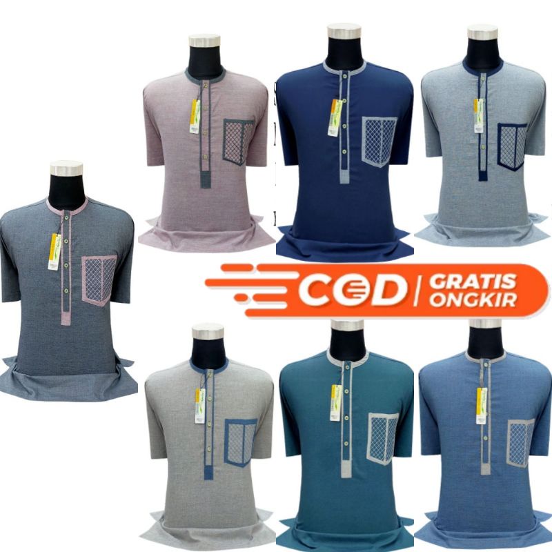 Baju Koko Dewasa Koko Lengan Pendek Koko Eternity Premium koko oblong Koko Terbaru 2023 Koko Syubban