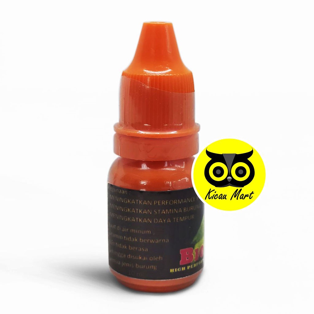 VITAMIN BURUNG MURAI KACER LOVEBIRD BIONIC AIDY WIJAYA 10 ML OBAT PENGGACOR ATASI MACET BUNYI VBNKAW