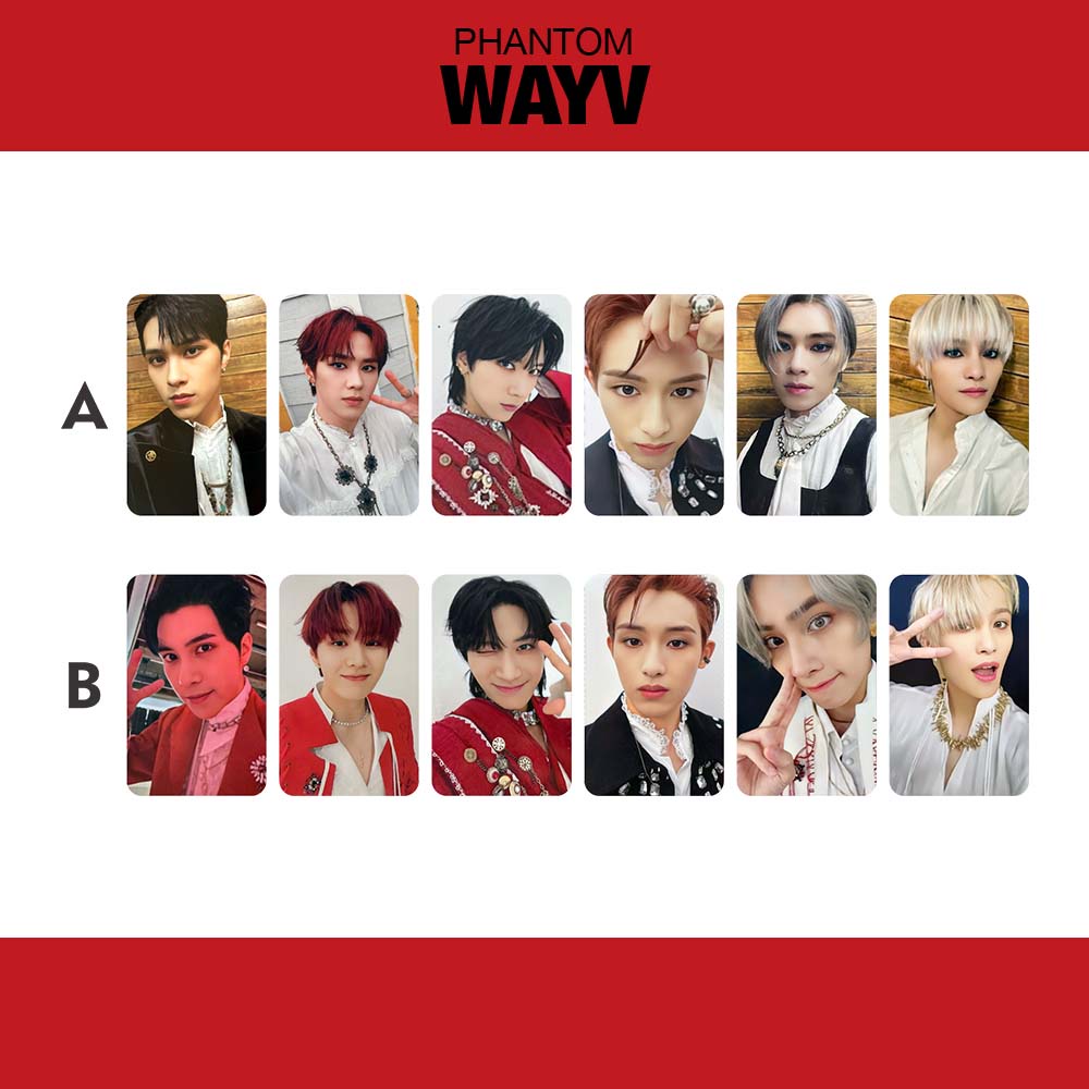 photocard wayv phantom album hendery kun ten winwin xiaojun yangyang
