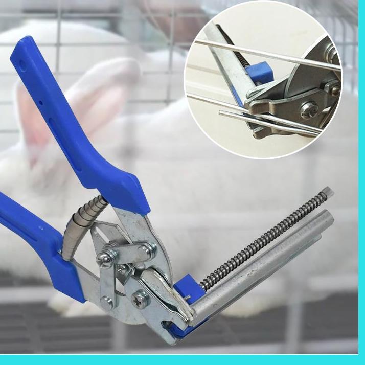 ➦ Tang Kandang Alat Pengikat Staples Kandang Ayam Puyuh Kelinci + 600 M Ring Staples ⅍