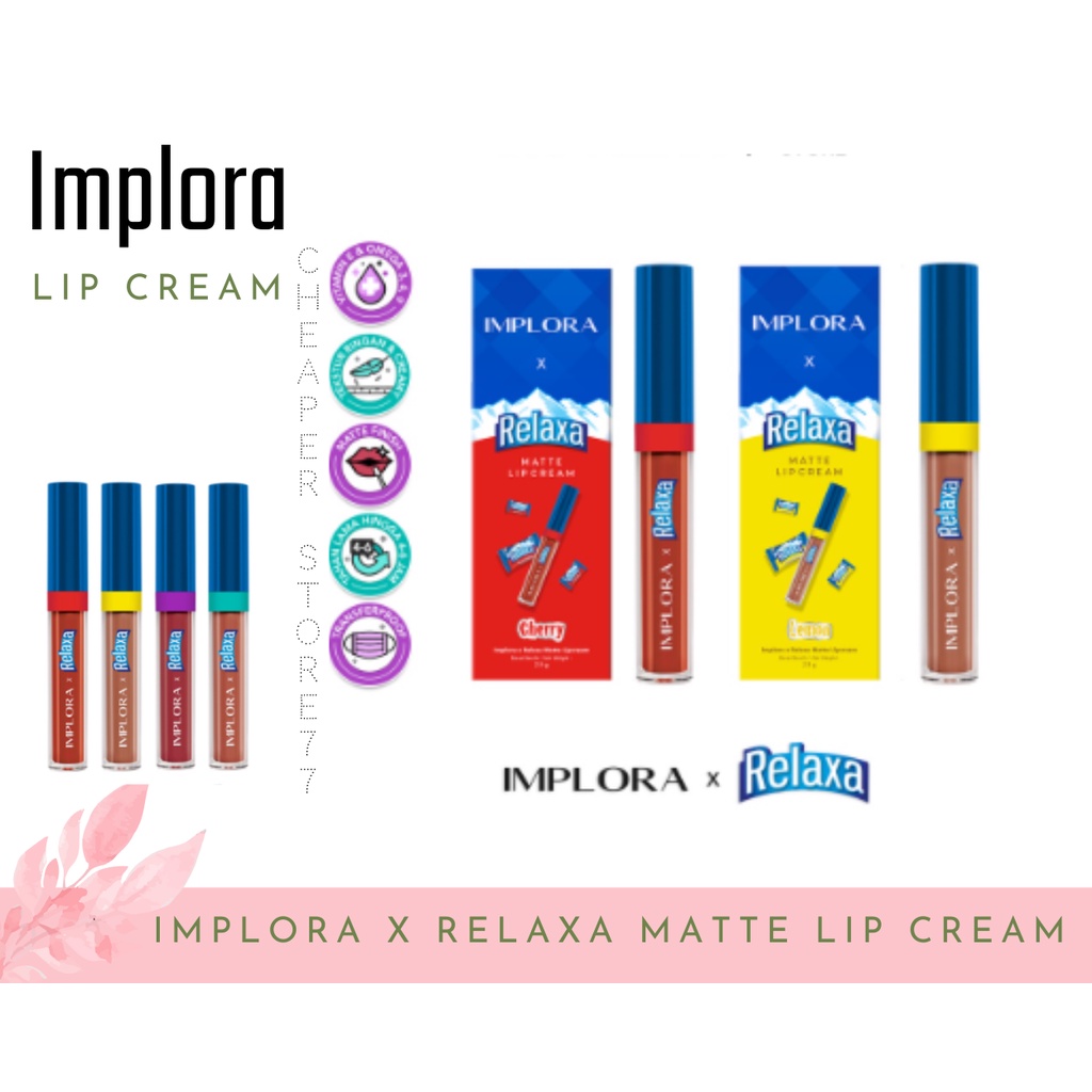 IMPLORA - IMPLORA X RELAXA LIP CREAM