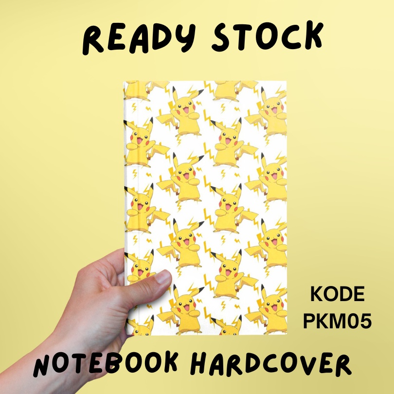 BUKU NOTEBOOK POKEMON PIKACHU/ BUKU SEKOLAH/ BUKU CATATAN/ BUKU POKEMON PIKACHU KODE PKM 05