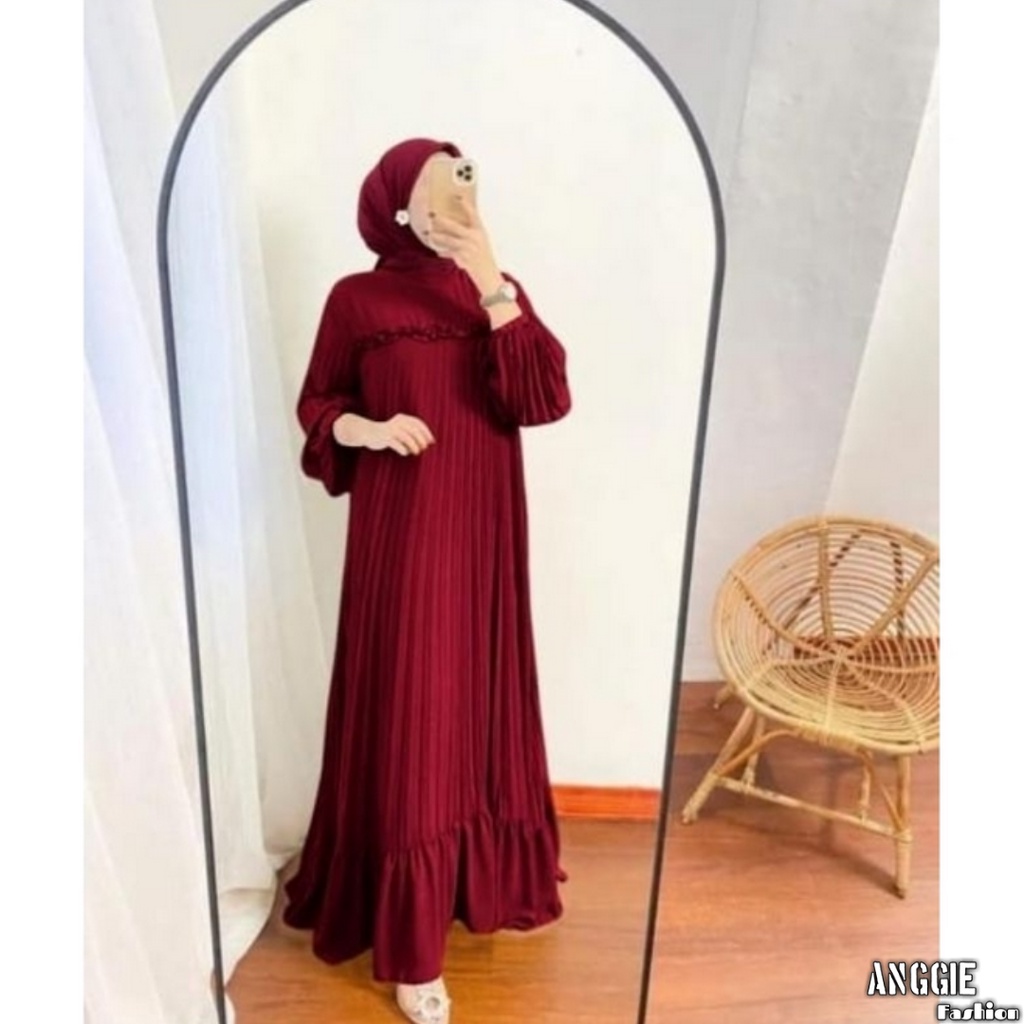 Busana Muslim Gamis Murah Gaun Pesta Muslimah Baju Pesta Wanita Kondangan Mewah Kekinian 2022 2023