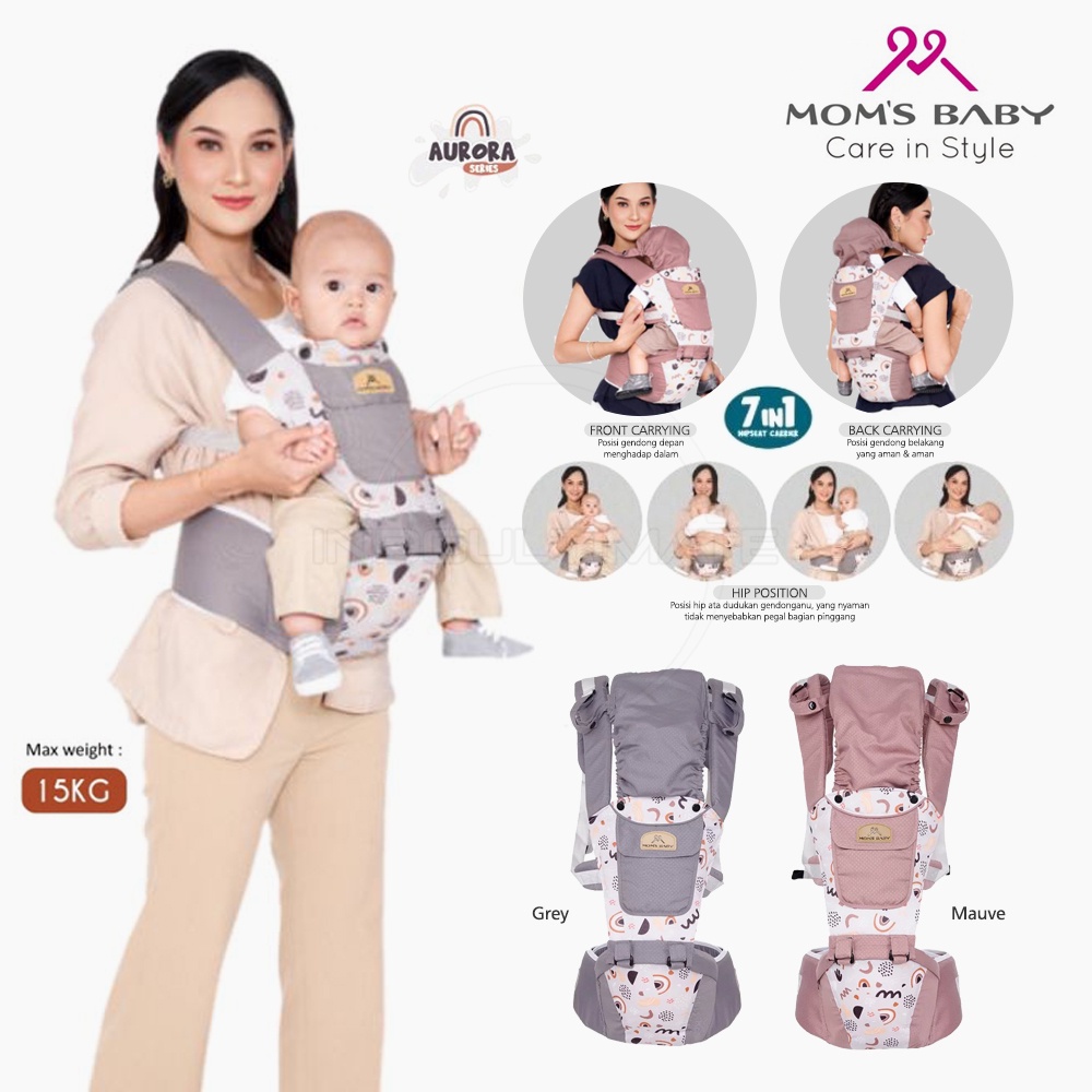 7in1 Way Gendongan Depan Model Terbaru 2023 MOMS BABY Hipseat Bayi + Pelindung Kepala BY-197 Gendongan Bayi Model Terbaru Gendongan Bayi Depan Duduk Gendongan Bayi Samping Gendongan Multifungsi Gendongan Bayi Instan Anti Pegal Baby Carrier