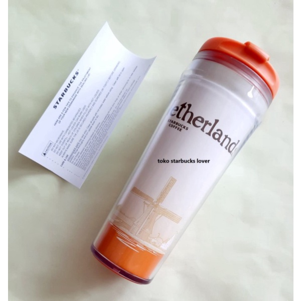 

Unik Starbucks Tumbler Tall versi kota Netherlands Tulips Berkualitas