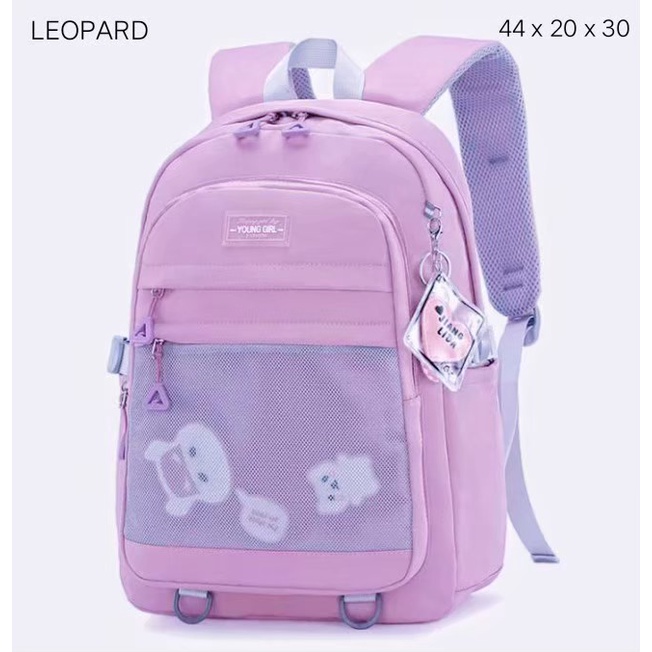 Tas Ransel Anak Sekolah Perempuan Sd Smp Sma Motif Young Girl