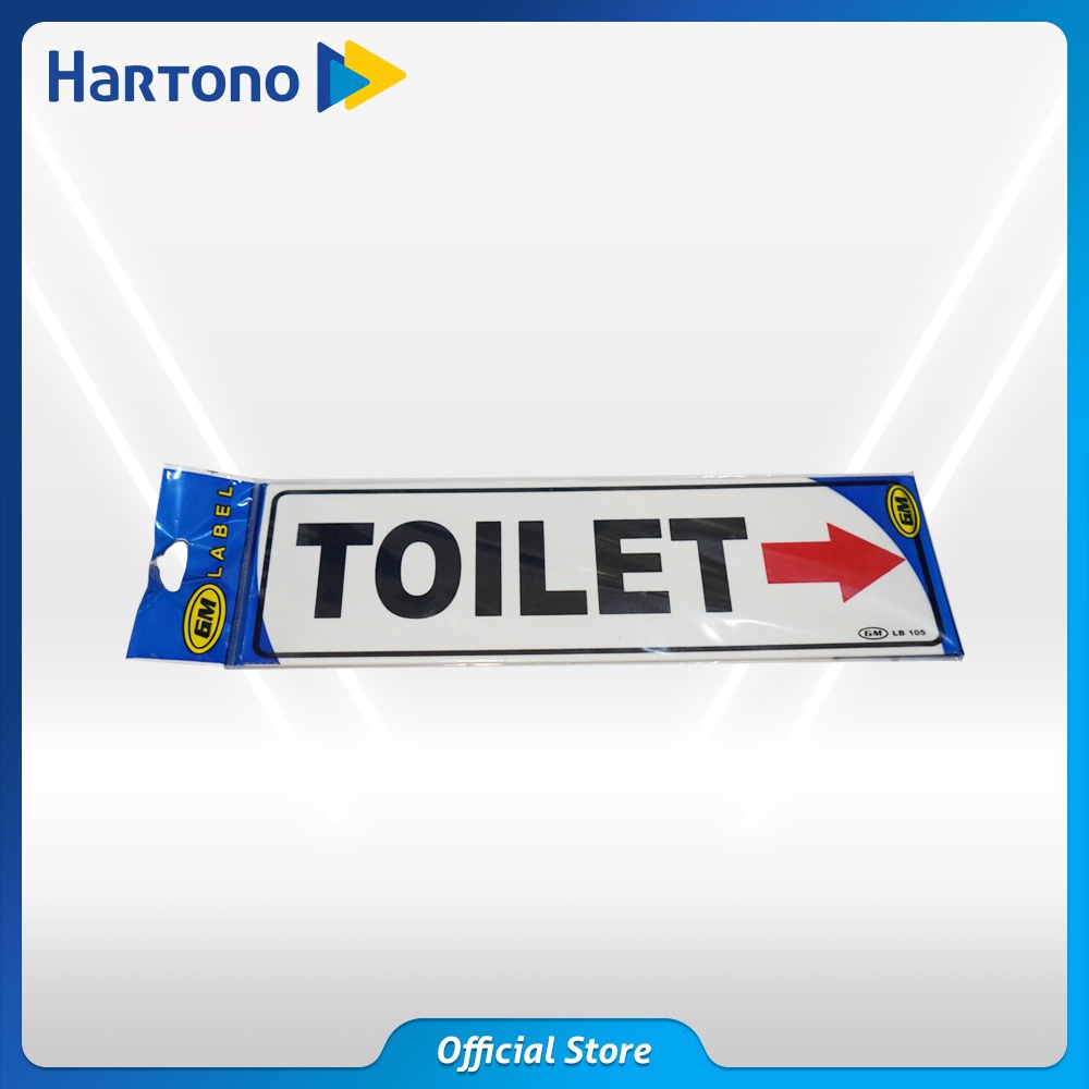 

GM Label Toilet Kanan Besar TOILET-KANAN