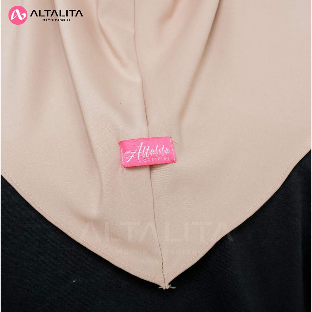 Altalita - Kerudung Instan Sporty Bahan Jersey Premium Terbaru | Hijab Bergo Jersey Krudung Instan Polos Olahraga Volly Senam | Jilbab Bergo Instan Jersey Sekolah Panjang Menutup Dada