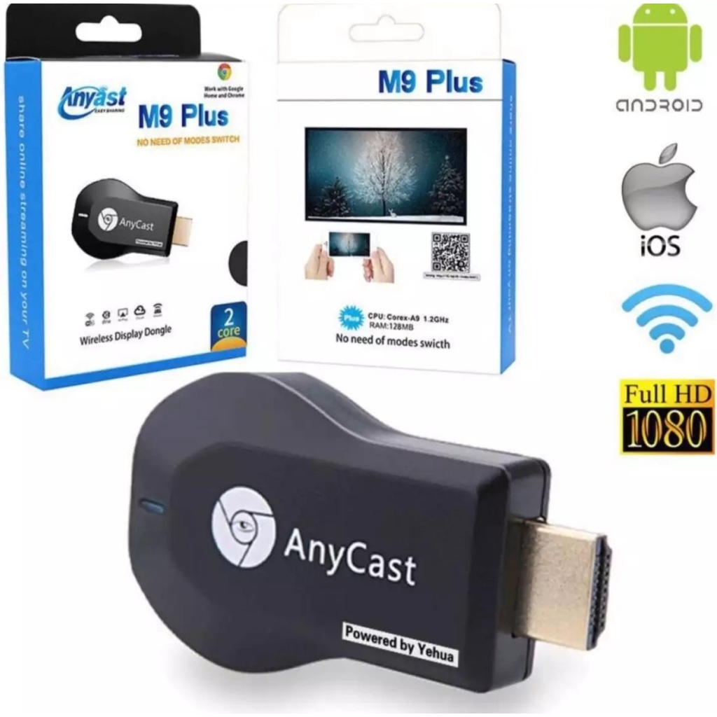 Anycast Dongle HDMI Wifi USB HDTV Receriver M9 Plus 1080P Wireless Receiver AirPlay M9 Plus Wireless Receiver Display