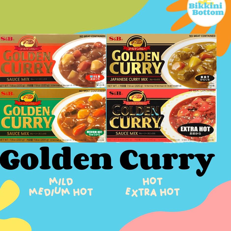 

♥ Golden Curry 220gr S&B (Bonus Bubbel Wrap) ✻
