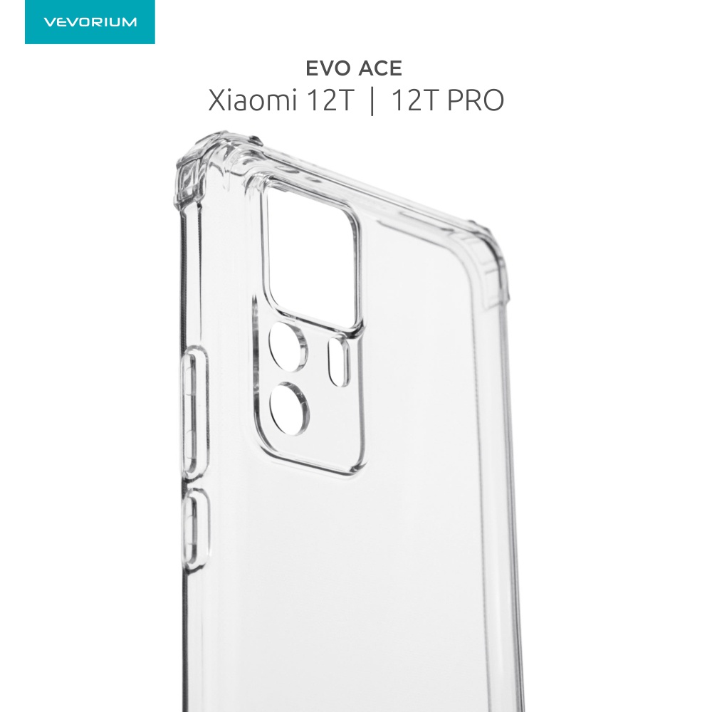 VEVORIUM EVO ACE Xiaomi 12T PRO 12T 5G Clear Soft Case Bening Shockproof