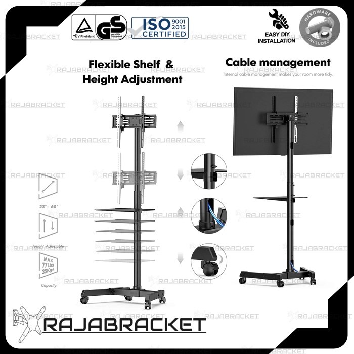 Bracket TV Standing 24 27 32 40 42 43 49 50 55 inch, Stand tv Fleksibel