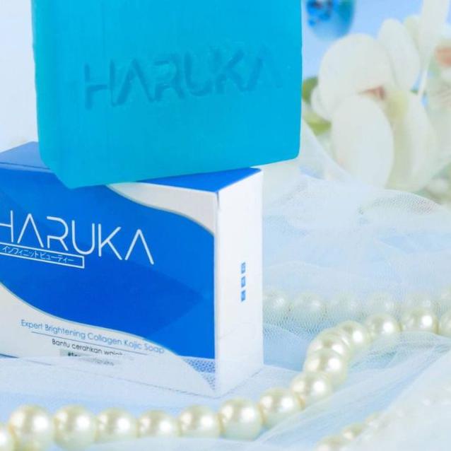 ◌ Haruka Kolagen Kojic Soap (Sabun Haruka Skincare) ✦