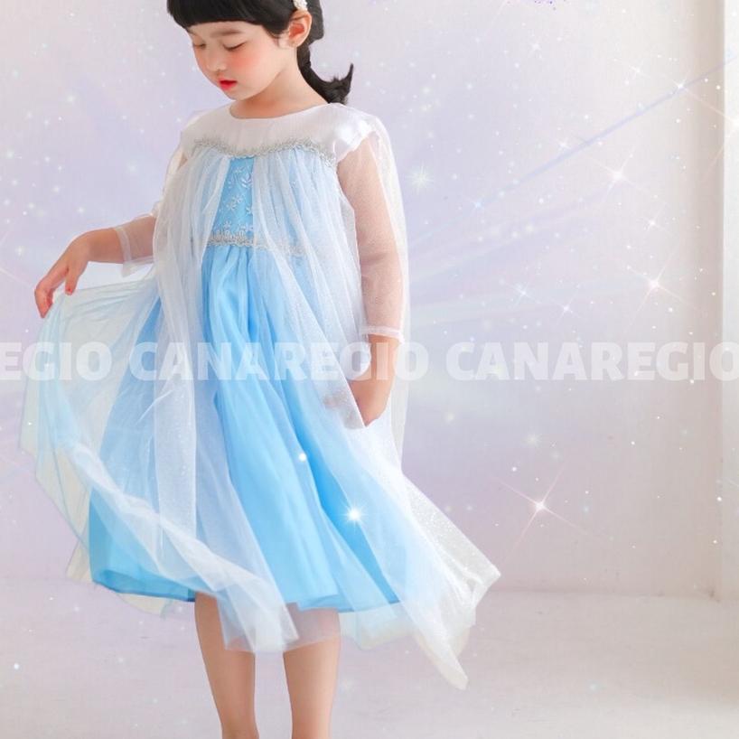 ֍ FLIP FROZEN BAJU FROZEN ANAK PEREMPUAN DRESS ANAK PEREMPUAN ❉