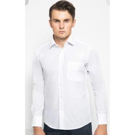 Kemeja ALISAN POLOS REGULER lengan panjang (100ORI)