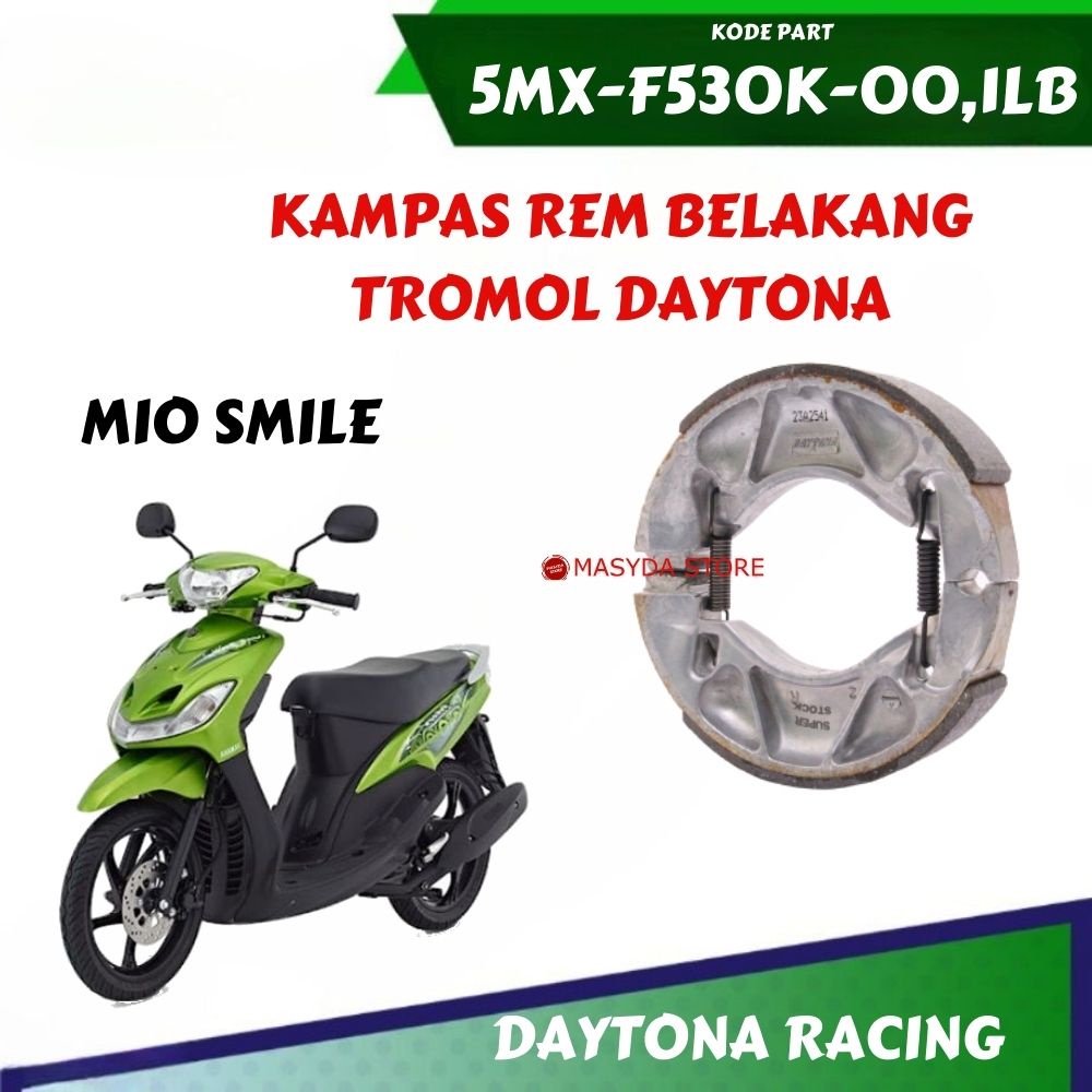 KAMPAS REM BELAKANG TROMOL DAYTONA MIO SMILE