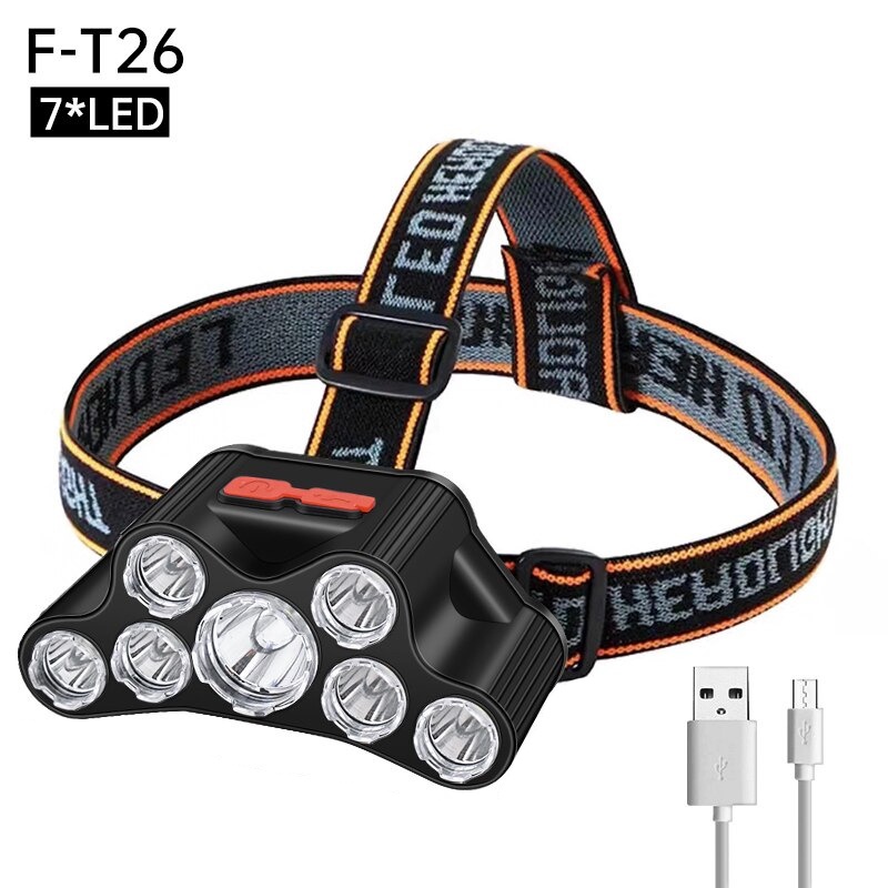 AMARYLLIS Senter LED Kepala Headlamp 7 XPG - F-T26 - Black