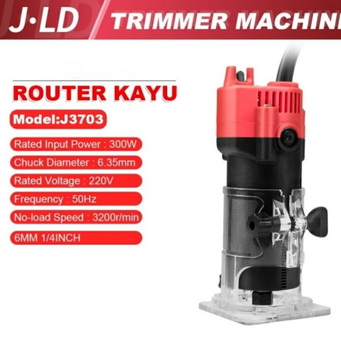 Terlaris Mesin Profil Kayu Trimmer Router Jld
