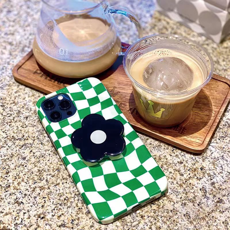 POP SOCKET Popsocket Holder Hp Bahan Akrilik Motif Bunga Gaya Korea