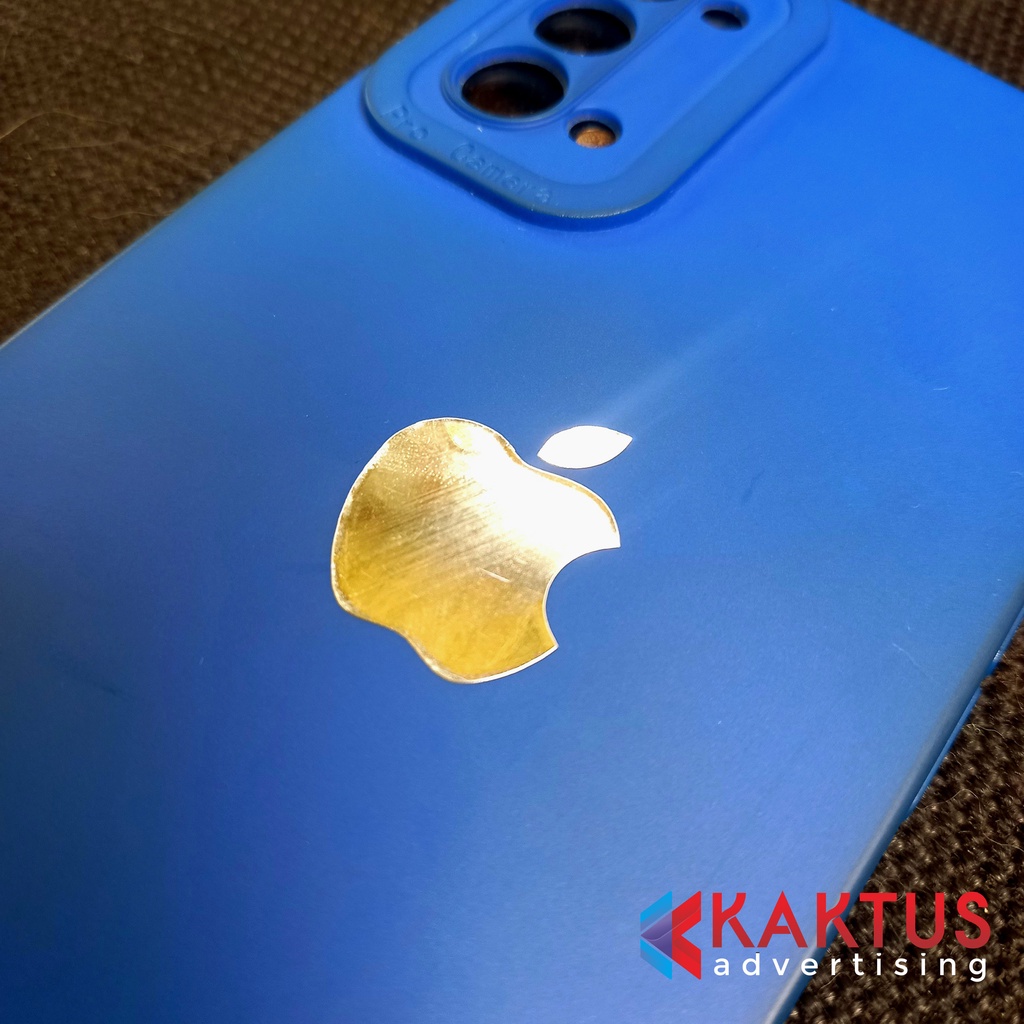 Stiker Iphone Apple Cutting Kecil