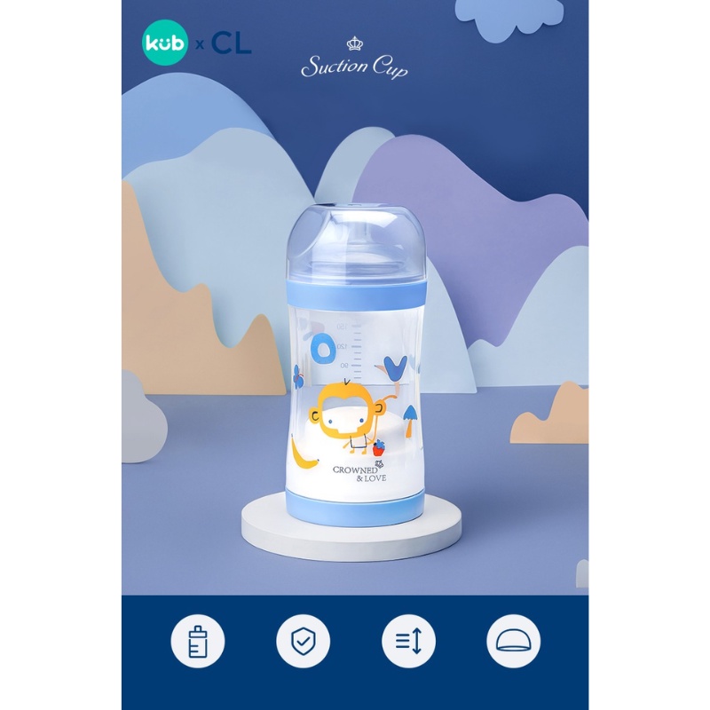 KUB Cereal Nursing Bottle 180ml Botol Minum MPASI Bayi KUB