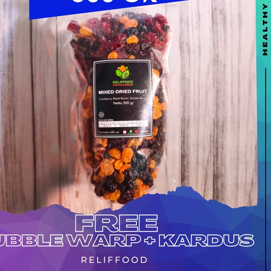 

➶ MIX RAISIN 500 GRAM (Cranberry, Black Raisin, Golden Raisin) BUAH KERING CAMPUR ➪