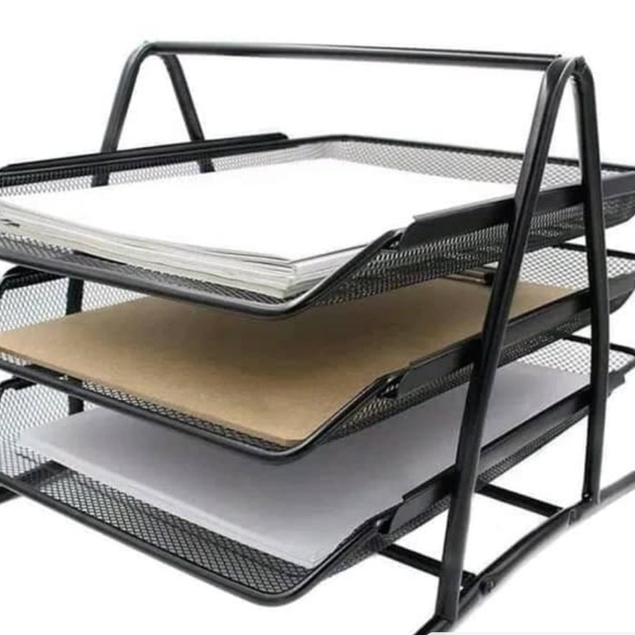 

Paper Tray Besi (3 Susun) Elevated Tray Star Seller