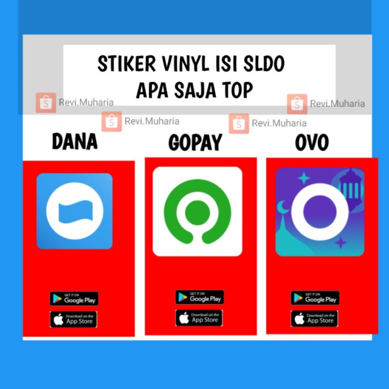 

SPL✅Sticker/sticker Dana/Ovo Apa saja Bisa