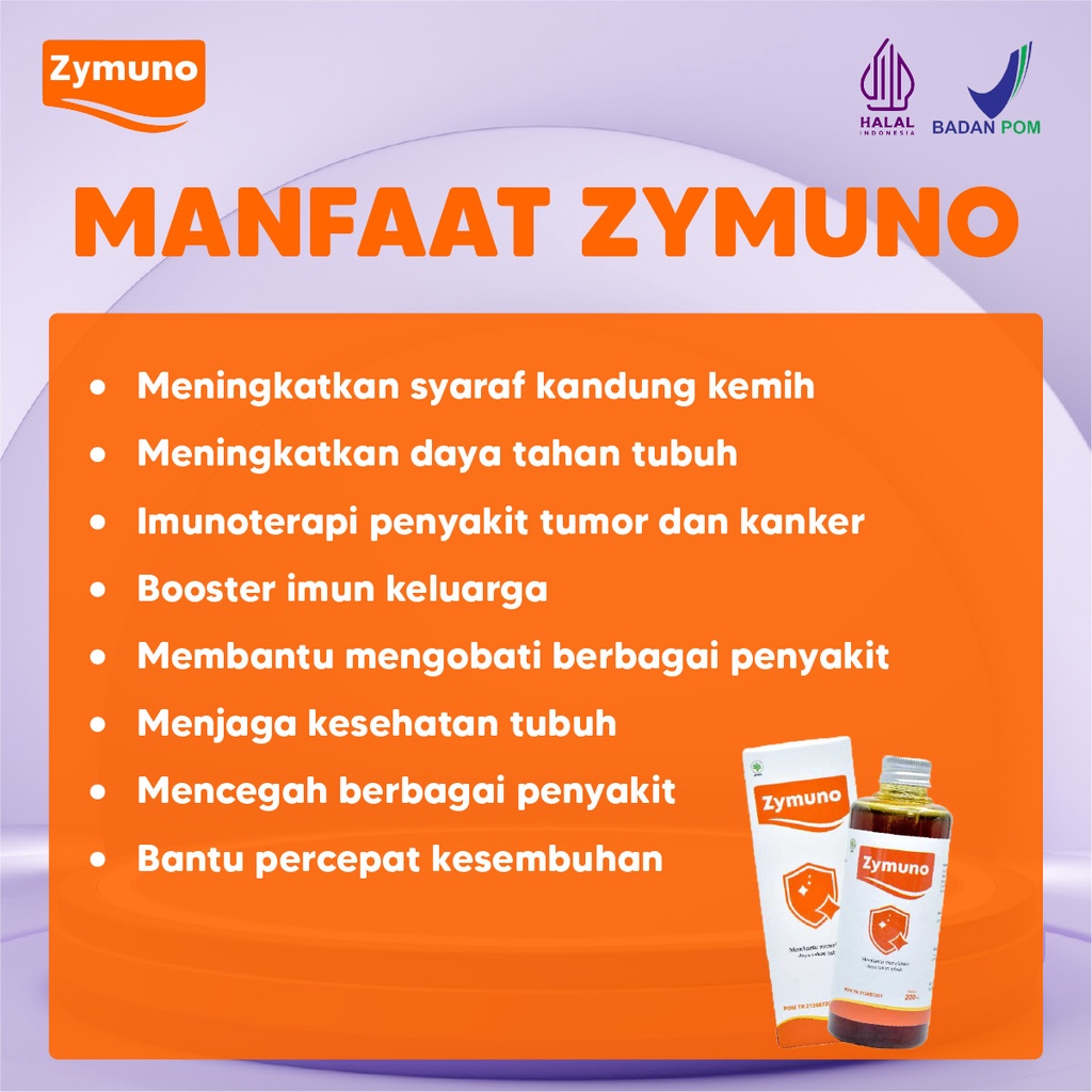 Zymuno Original 2 Botol Vitamin Herbal Tingkatkan Daya Tahan Tubuh  Proses Penyembuhan Kanker Tumor Imun Jaga Kesehatan Cegah Demam Batuk Masalah Pencernaan Percepat Penyembuhan Penyakit Isi 200 ml