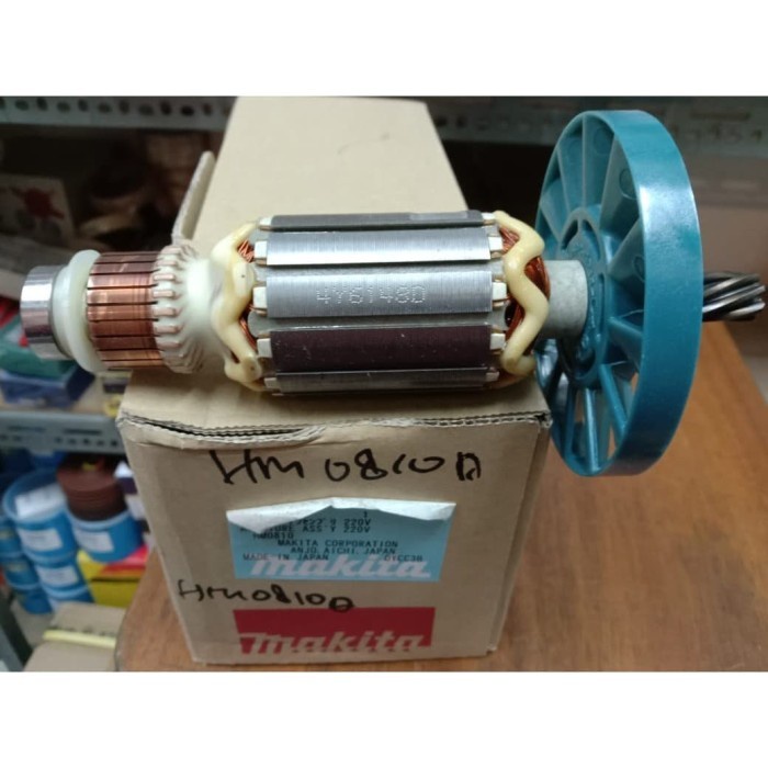 Mesin Armature Angker Makita Hm 0810A Makita 516148-3 Rotor Hm0810A Asli Ori