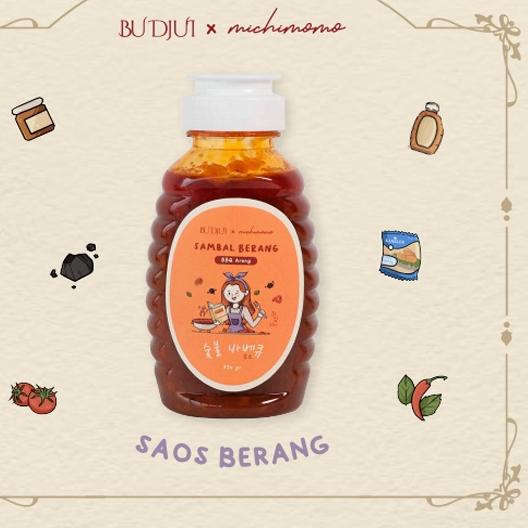 

♛ SAMBAL BU DJUI Saos Berang BBQ Arang x Michimomo ✬