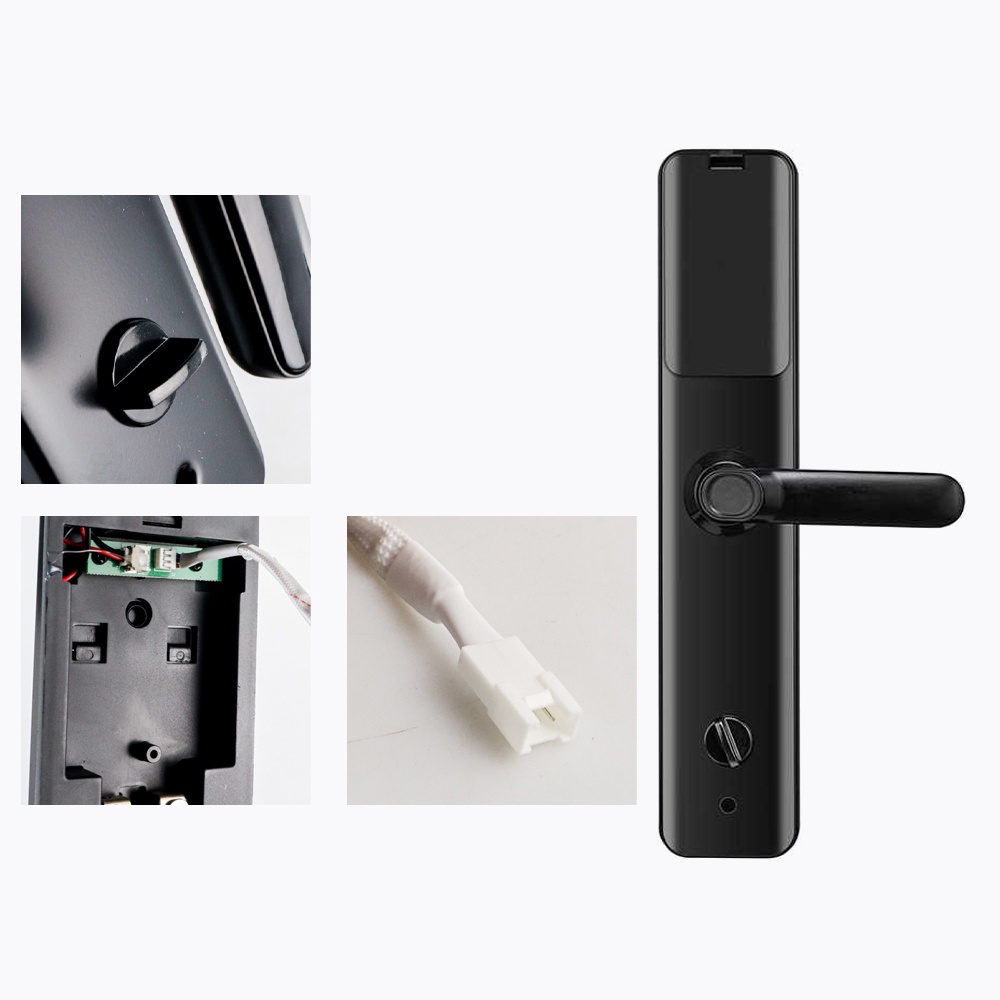 Ximiir Smart Door Lock Password Fingerprint Card - Black