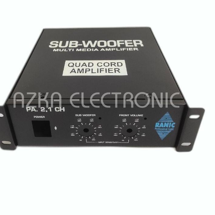 ☆ Box Power Amplifier Subwoofer 2.1 Channel ☼