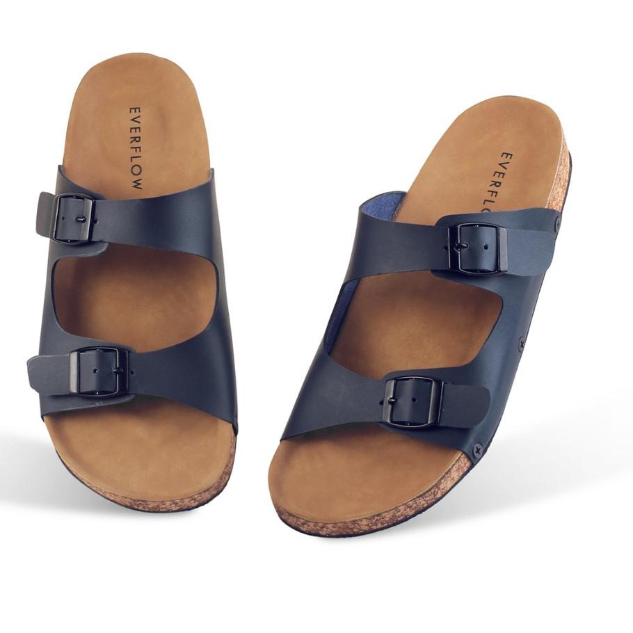 ➯ ☀ EVEFLOW ☀ Sandal Pria Kulit Sintetis Big Size Sandal Jumbo size 45 ♩