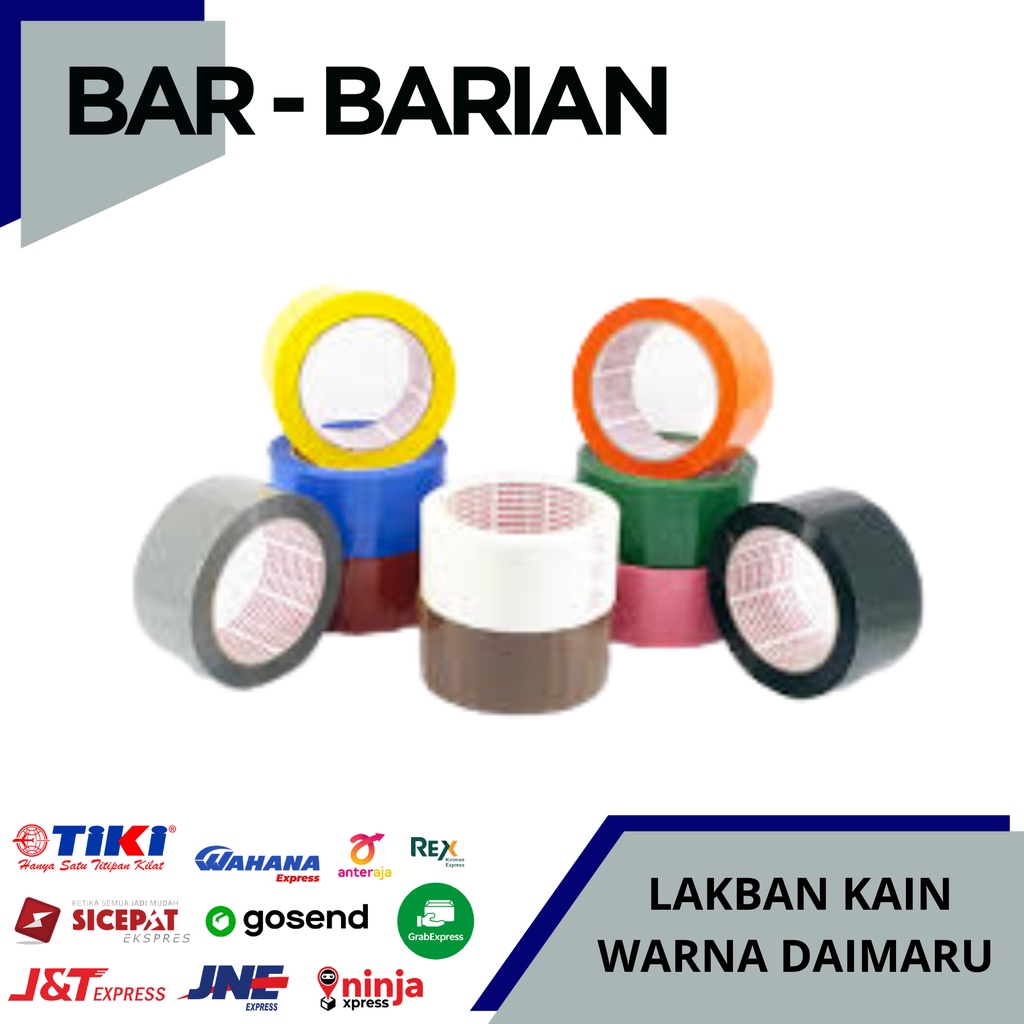 

Lakban Kain warna / Lakban Jilid warna Daimaru