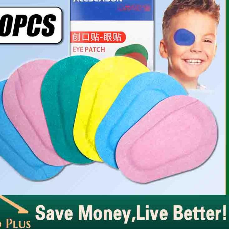 ♩ 20Pcs Opticlude Orthoptic Eye Patch Junior/Regular Eye Patch Penutup Mata Malas Amblyopia Plester 